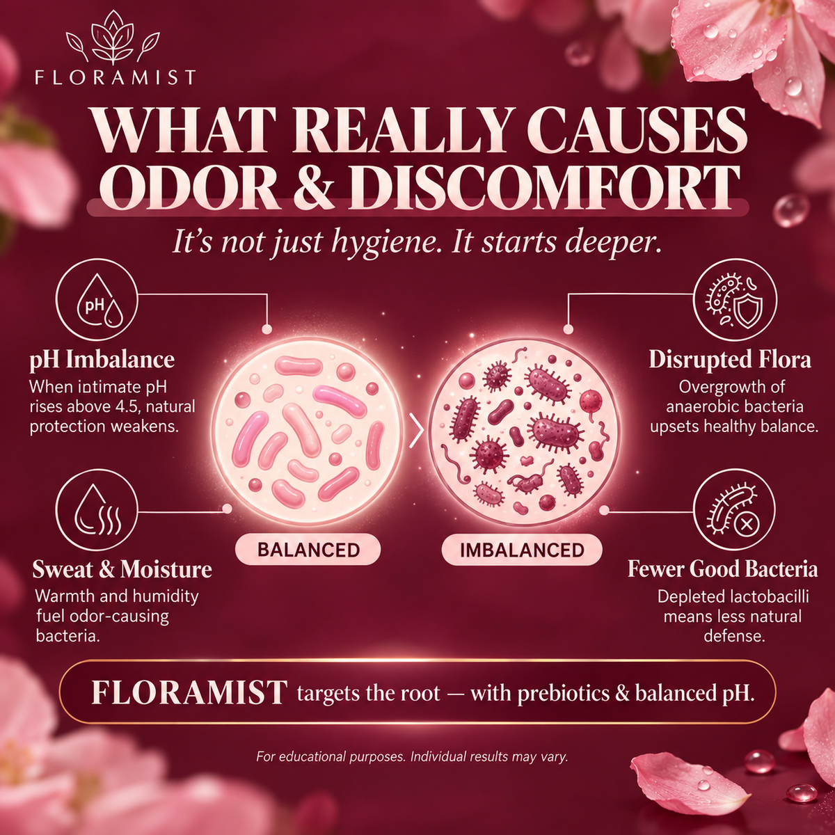 FLORAMIST™ Prebiotic Anti-Odor Intimate Comfort Mist